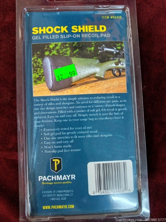 PACHMAYR SHOCK SHIELD - GEL FILLED SLIP-ON RECOIL PAD-img-6