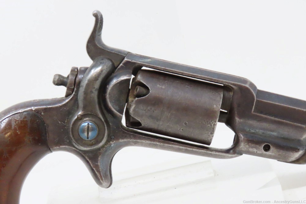 ANTEBELLUM Antique Pre-CIVIL WAR COLT M1855 ROOT Sidehammer POCKET Revolver-img-3