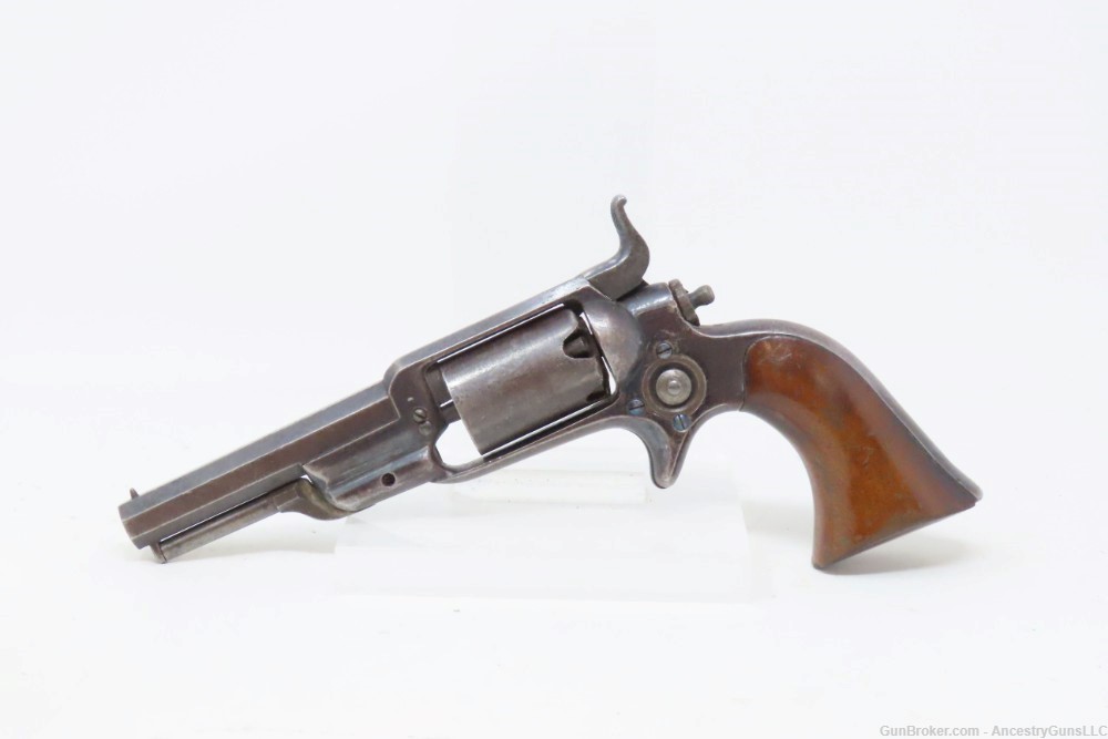ANTEBELLUM Antique Pre-CIVIL WAR COLT M1855 ROOT Sidehammer POCKET Revolver-img-14