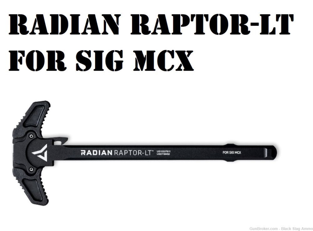 Radian Raptor-LT for SIG MCX charging handle IN STOCK raptor mcx-img-0