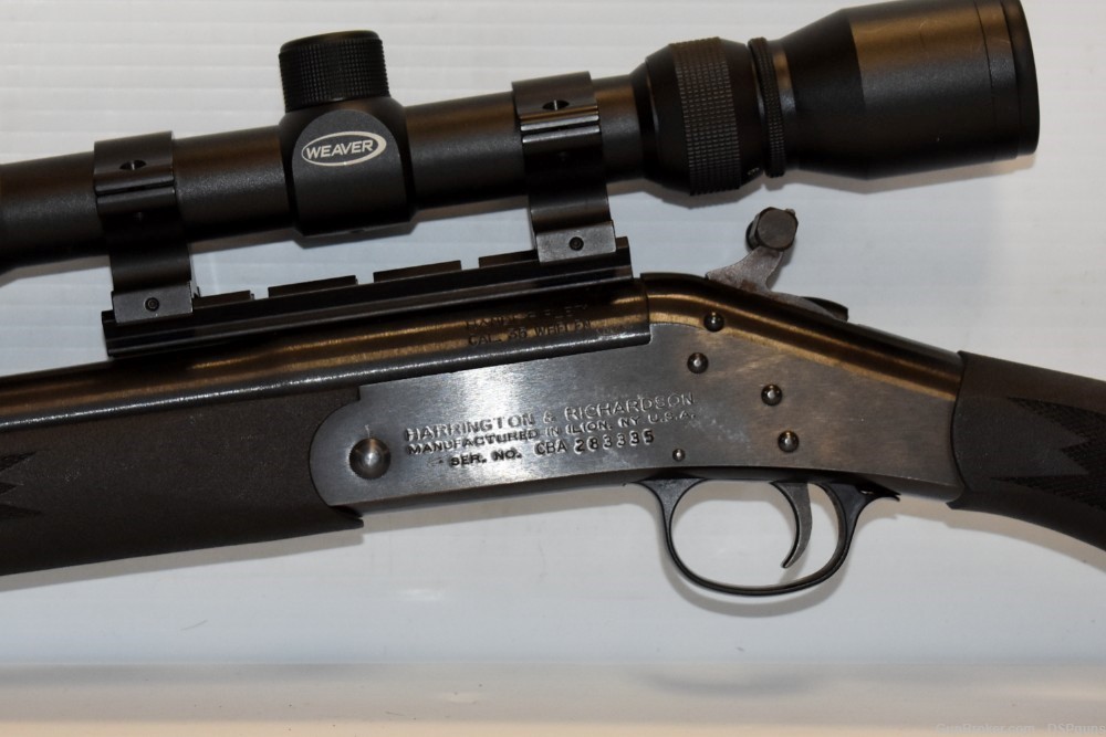 H&R Handi-Rifle - Cal. .35 Whelen Single Shot Rifle wl Weaver Scope-img-1