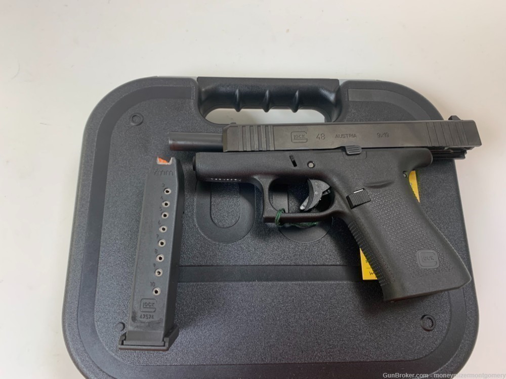 Glock 48 9MM W/case and 2 Mags-img-7