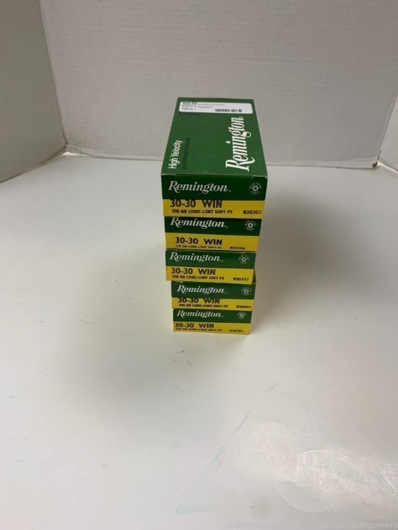 Remington 30-30 Win 170GR Ammo 5 Boxes of 20RDS-img-5
