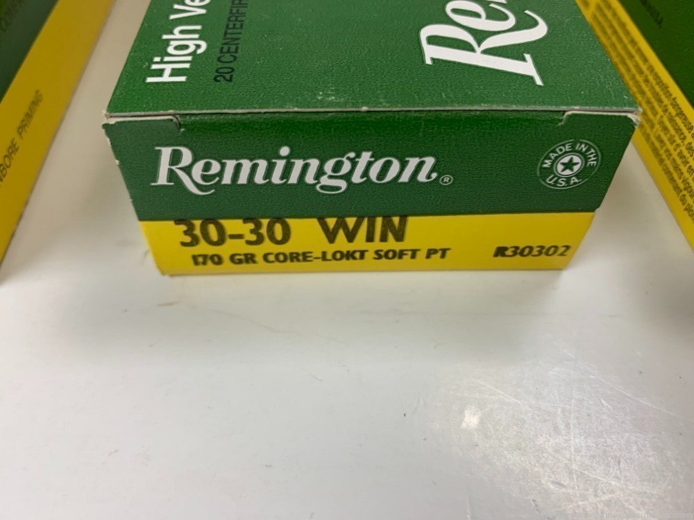 Remington 30-30 Win 170GR Ammo 5 Boxes of 20RDS-img-0