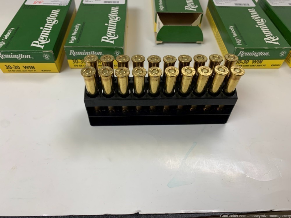 Remington 30-30 Win 170GR Ammo 5 Boxes of 20RDS-img-3