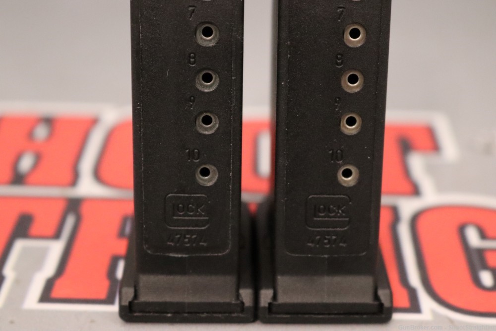 Lot O' Two (2) Glock G43X/G48 10rd 9mm Magazines (OEM)-img-5