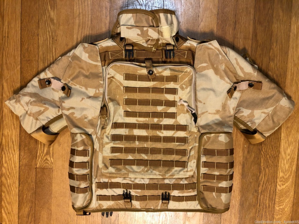 2000s British Army Desert DPM Camouflage Osprey Plate Carrier Vest NO ARMOR-img-1