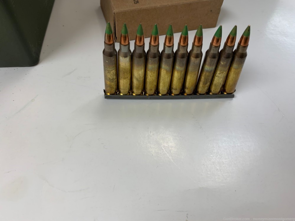 Winchester 420RDS 5.56MM M855 Green Tip FMJ With Stripper Clips and Can-img-0