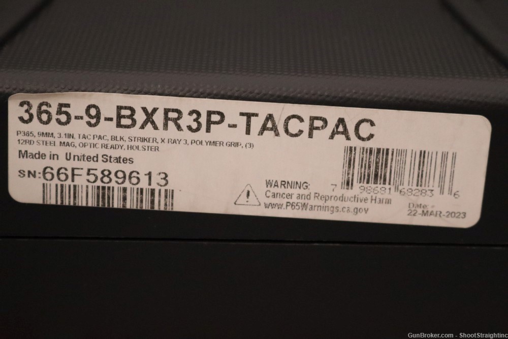 SIG P320X Compact 9mm 3.6" w/ Romeo X-PRO Red Dot & XRAY3 Night Sights-img-3