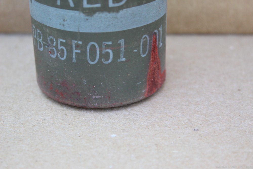 M18 Red Smoke Grenade Demilled Inert #2-img-5