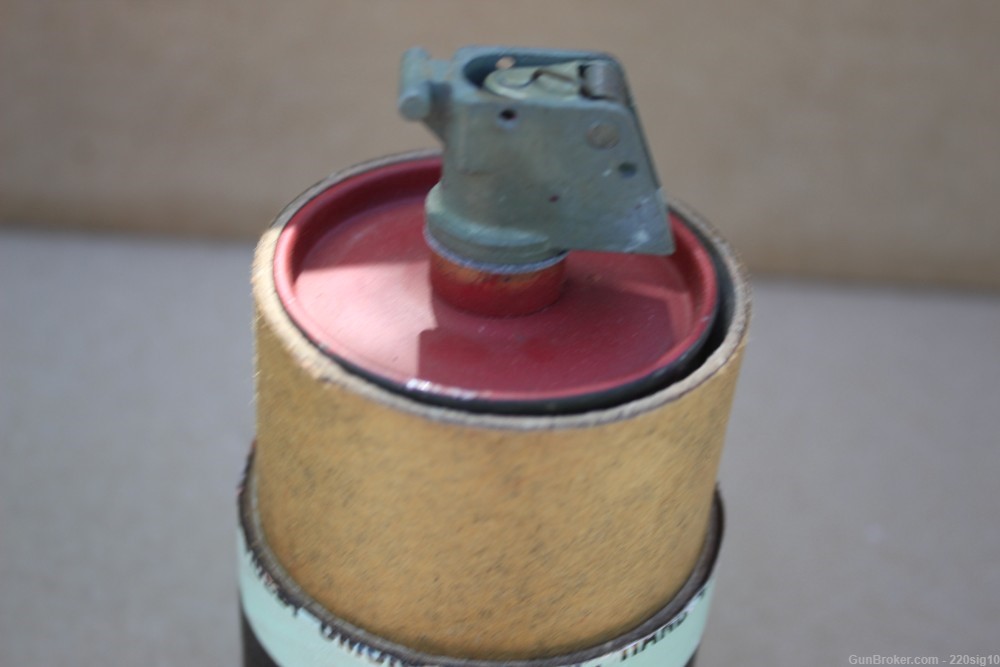 M18 Red Smoke Grenade Demilled Inert #2-img-3