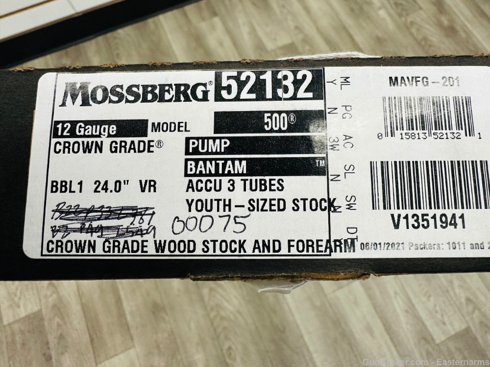 Mossberg 500 Crown Grade Bantam 12ga 24" VR barrel Youth BRAND NEW IN BOX  -img-2