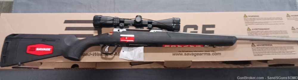 SAVAGE AXIS II XP 22-250 22" BUSHNELL 3-9x40 BOLT ACTION RIFLE NEW-img-1