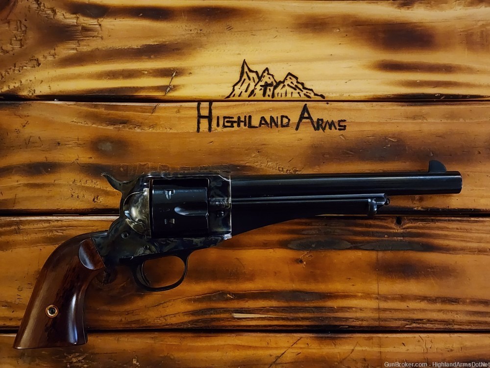 Cimarron 1875 Outlaw .45 Long Colt 7.5" Single Action Revolver - GCA151-img-1