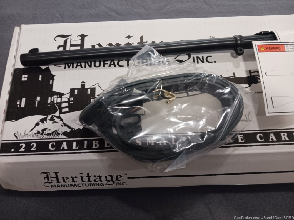HERITAGE ROUGH RIDER RANCHER CARBINE 22 LR SINGLE ACTION REVOLVER RIFLE NEW-img-2