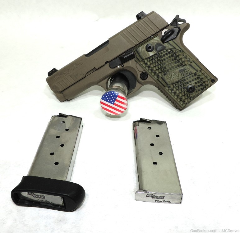 Sig Sauer model P938 Scorpion in 9mm w/ 2 6nd Mags -img-0