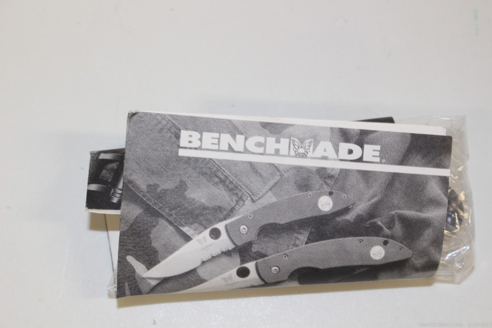 BENCHMADE Model 612-BLK, NEW, ATS-34 Steel, CRAWFORD Design, Unsharpened-img-2