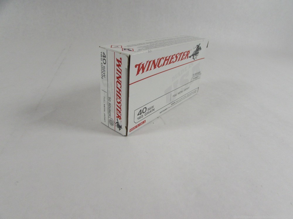 Winchester USA40SW .40 S&W 165GR FMJ 10 50rd boxes 500rds-img-1