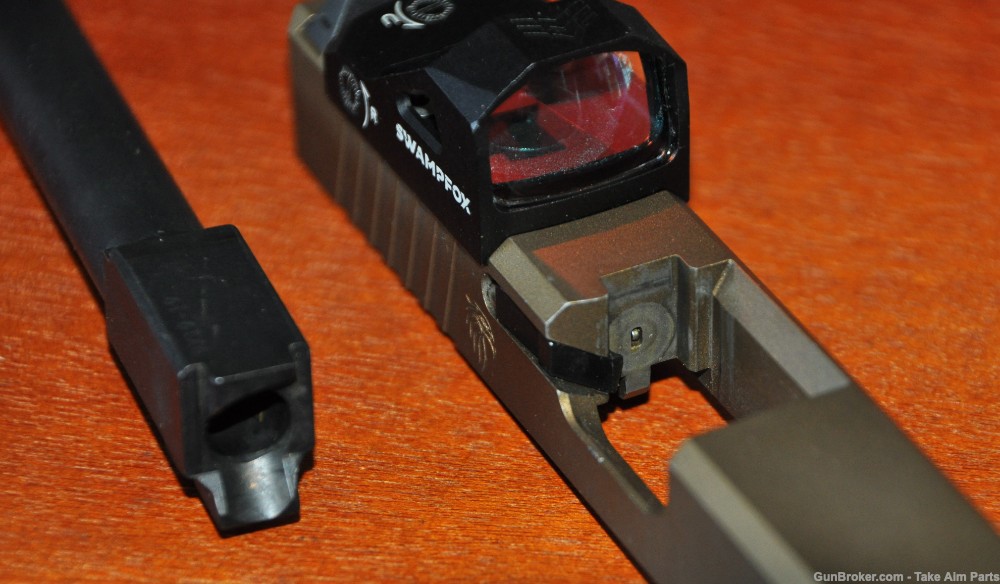 Glock 19 9mm & Polymer PF940C Complete Upper w/ Swampfox Red Dot-img-9