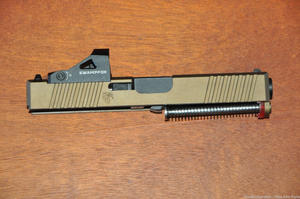 Glock 19 9mm & Polymer PF940C Complete Upper w/ Swampfox Red Dot-img-1