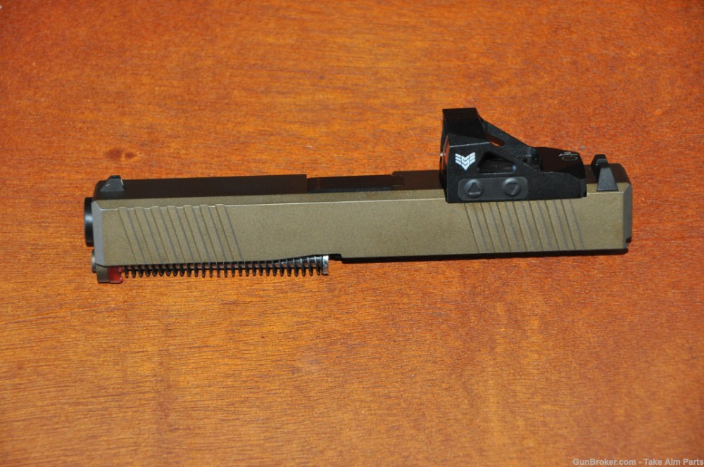 Glock 19 9mm & Polymer PF940C Complete Upper w/ Swampfox Red Dot-img-0