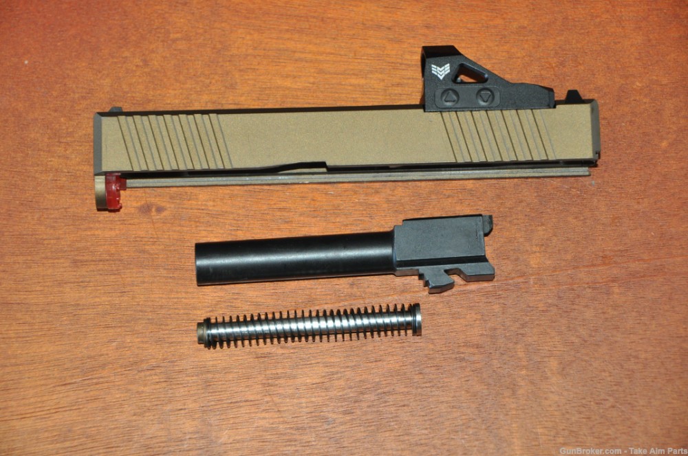 Glock 19 9mm & Polymer PF940C Complete Upper w/ Swampfox Red Dot-img-7