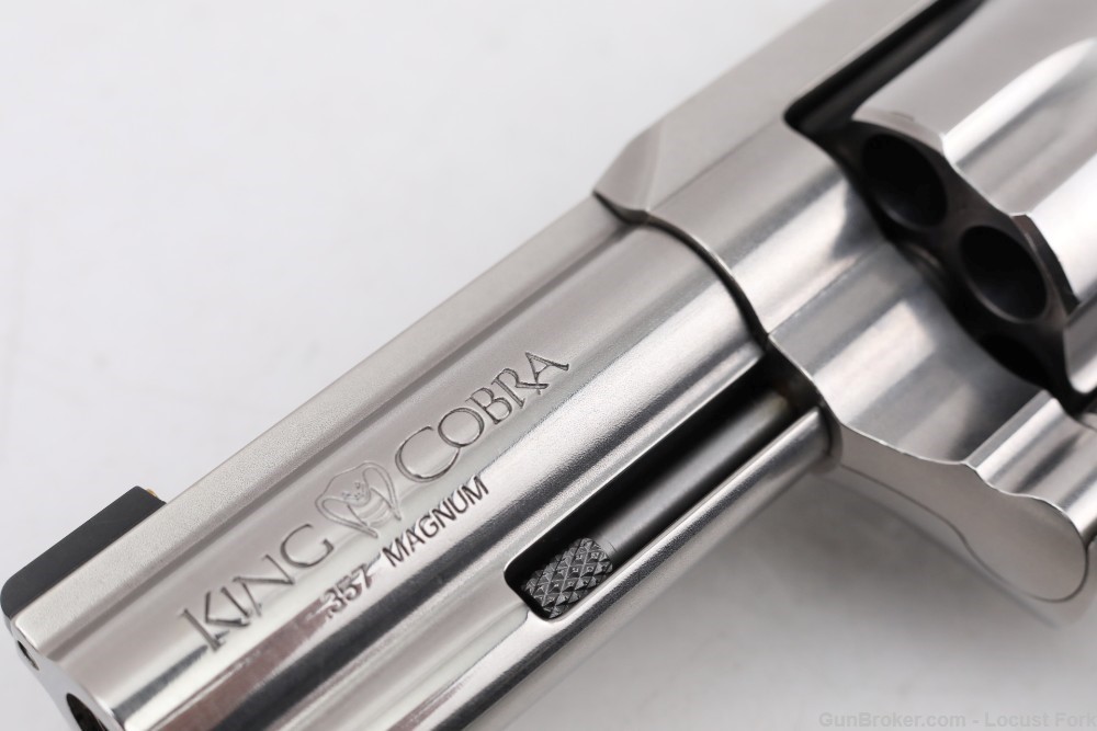 Colt King Cobra 357 Mag 3" Stainless KCOBRA-SB3BB LIKE NEW Factory Box NR-img-5