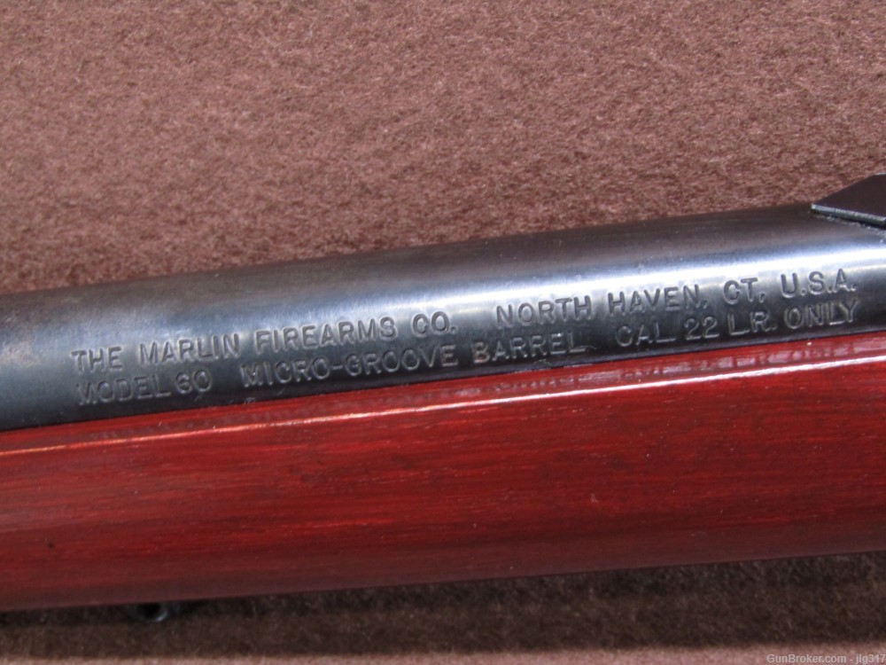Marlin 60 22 LR Semi Rifle 22" Micro Groove 14 RD Tube Mag-img-14