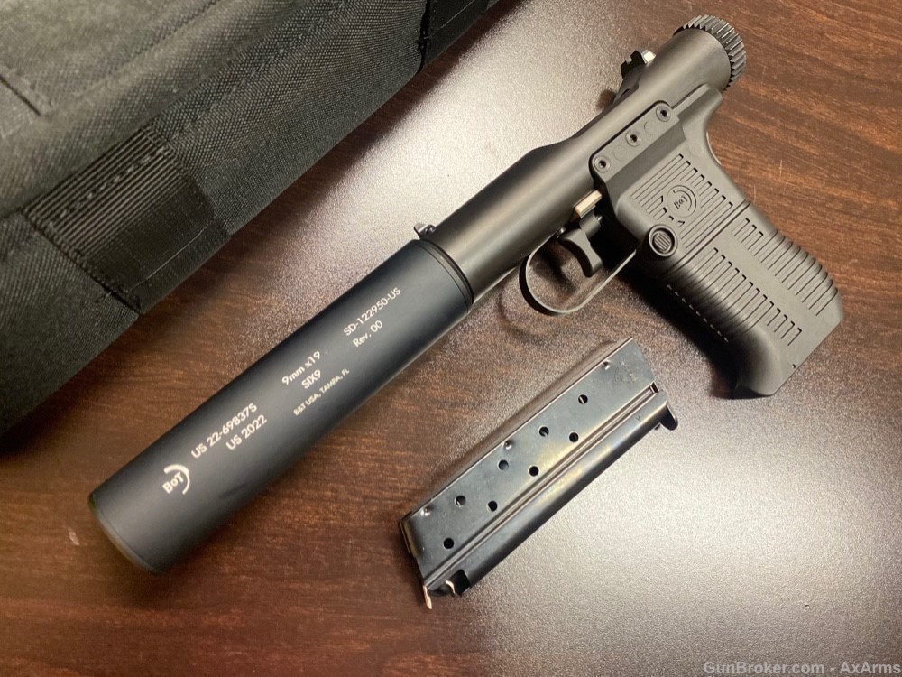 B&T STATION SIX 9 SUPPRESSED INTELLIGENCE AGENCY CONTRACT 9MM PISTOL-img-5