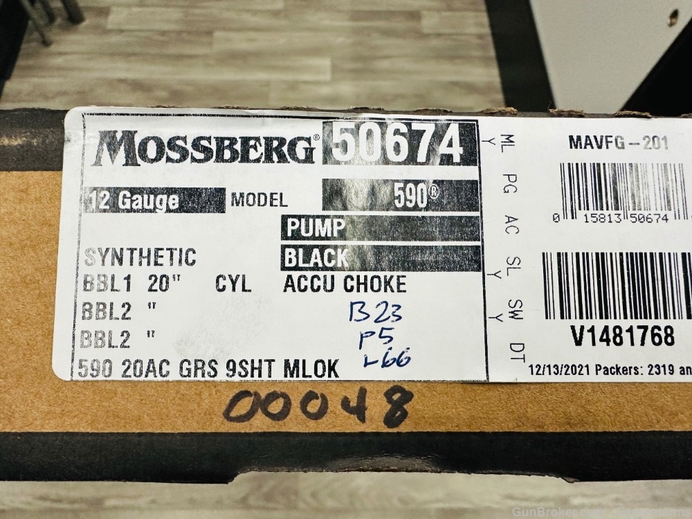 Mossberg 590 MLOK 12 ga 20" Ghost Ring Sight Accu Choke 50674 BRAND NEW    -img-6