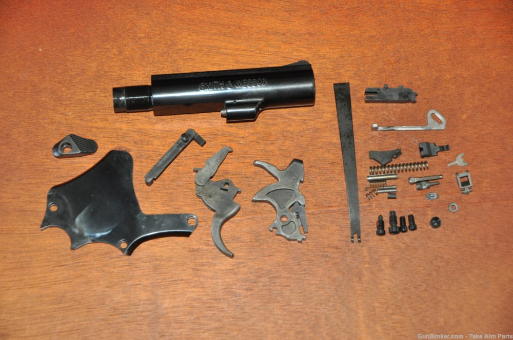Smith & Wesson 10-14 38spl Barrel Trigger Hammer Side Plate & Parts-img-0