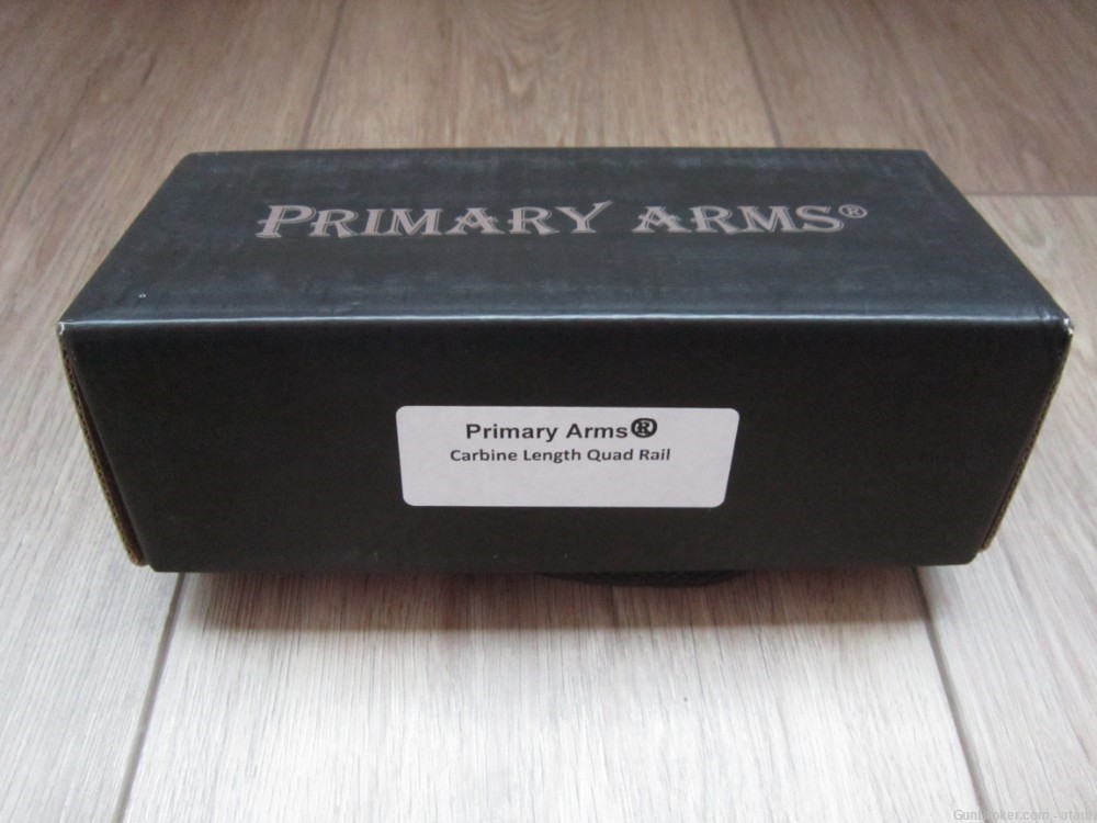 Primary Arms AR-15 Carbine Length Black Aluminum Quad Rail NOS NIB-img-2