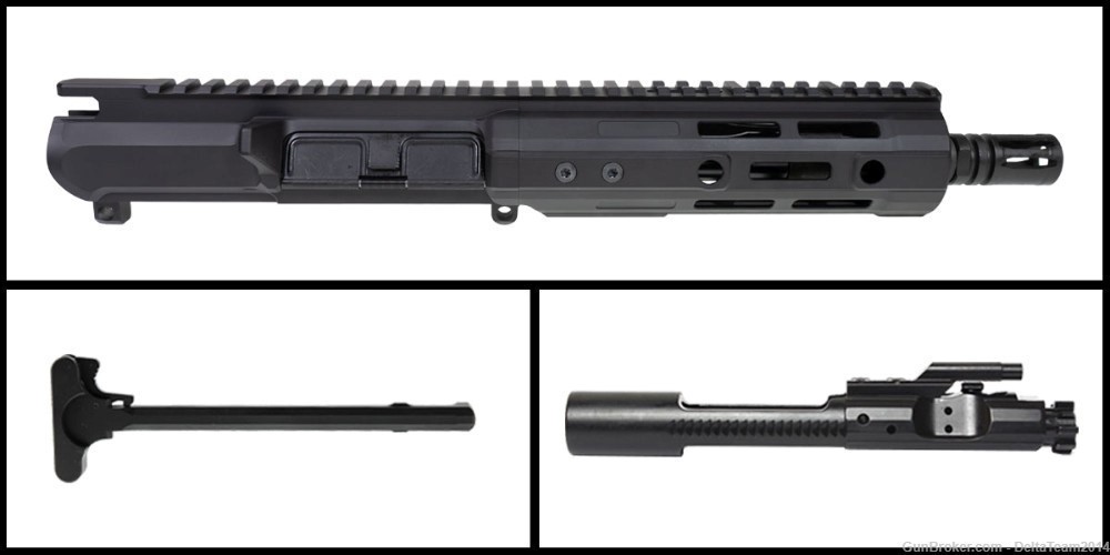 AR15 7" 5.56 NATO Pistol Complete Upper - Cobalt Kinetics Upper & Handguard-img-0