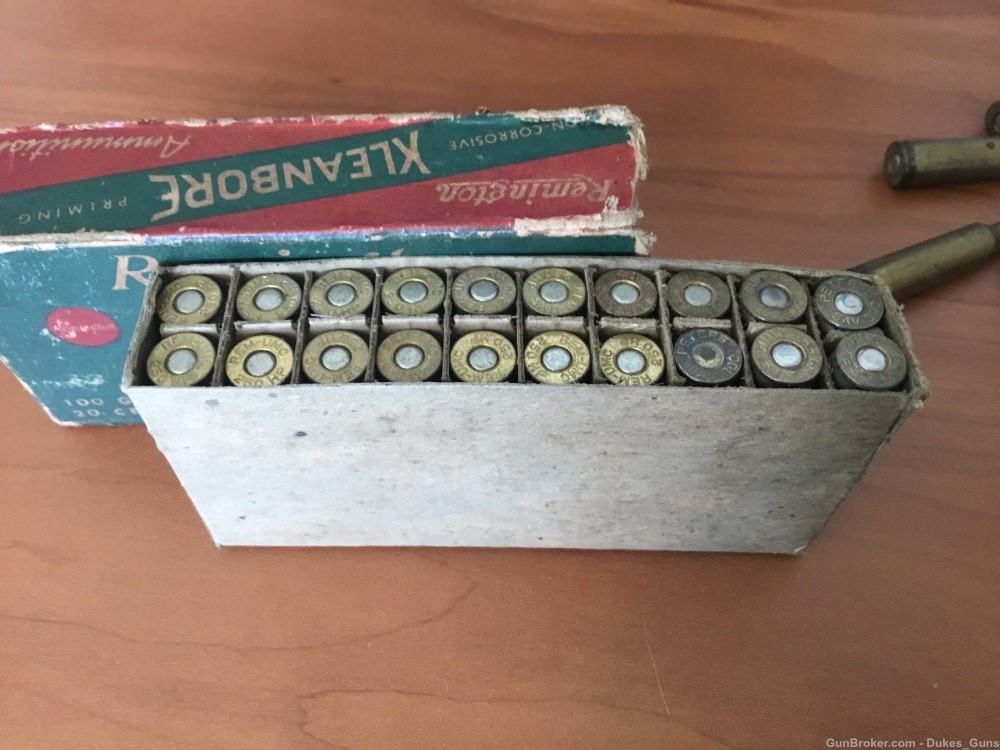 .250 Savage, 45 rounds of Remington cartridges -img-1