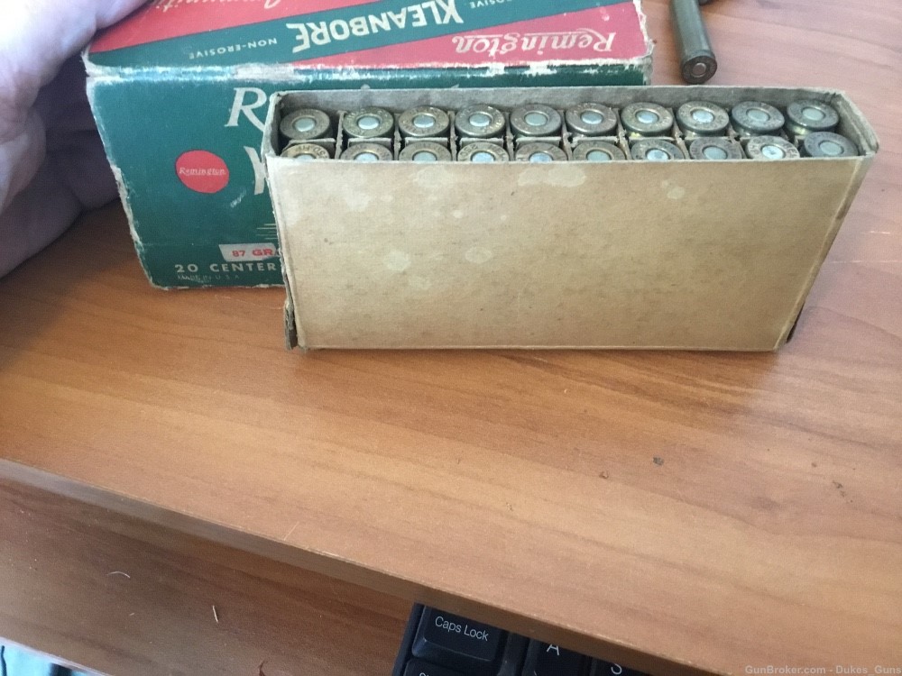 .250 Savage, 45 rounds of Remington cartridges -img-2