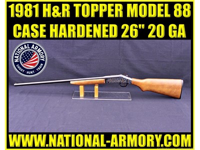 H&R 1871 TOPPER MODEL 88 20 GA 26" BBL FULL BARREL CHOKE CASE HARDENED 