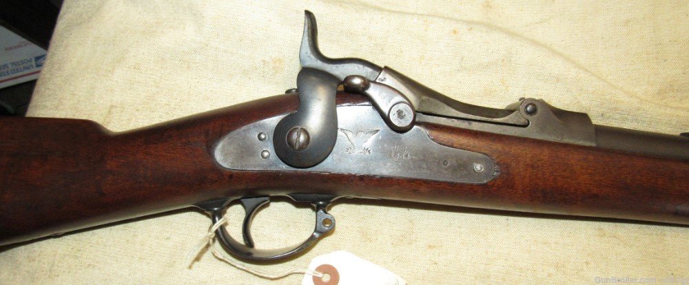 Springfield 1884 .45-70 Military Trapdoor Rifle-img-1