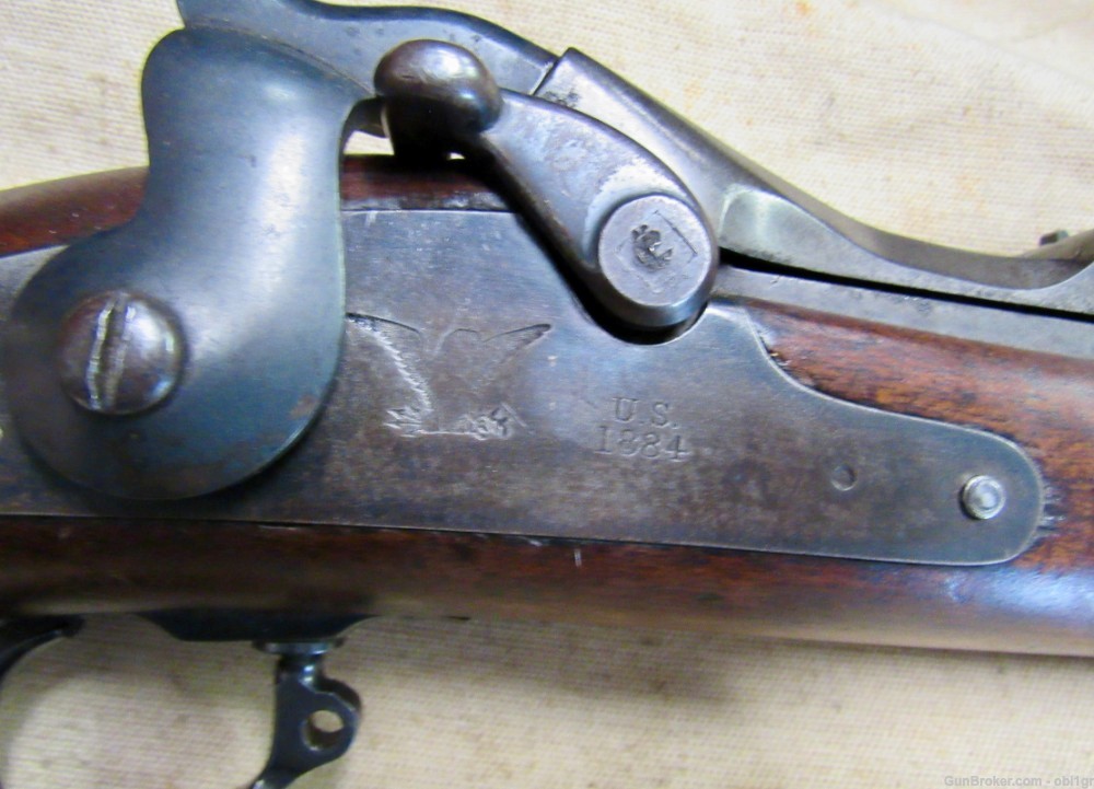 Springfield 1884 .45-70 Military Trapdoor Rifle-img-2