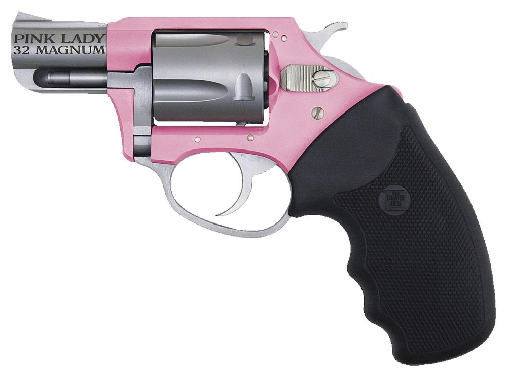 Charter Arms Pathfinder Lite Pink Lady 22 LR Revolver 2 8+1 Matte Stainless-img-0