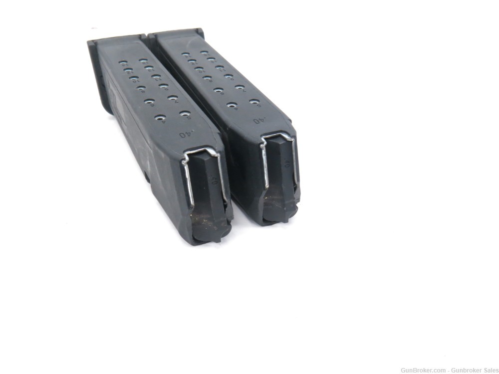 Set of 2 SGM Tactical .40 S&W 15rd Magazines (Glock Compatible)-img-4
