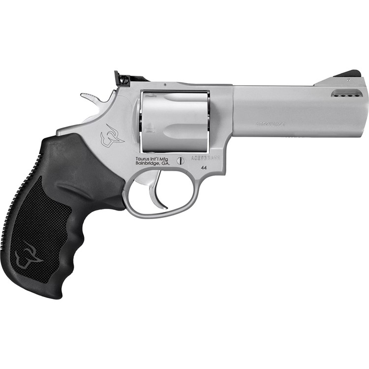 TAURUS Tracker 44 Large 44 Magnum 4in 5rd Stainless Revolver (2-440049TKR)-img-1