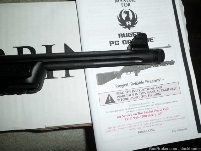 RUGER PC-9 9 MM CARBINE TAKE-DOWN NEW-img-4