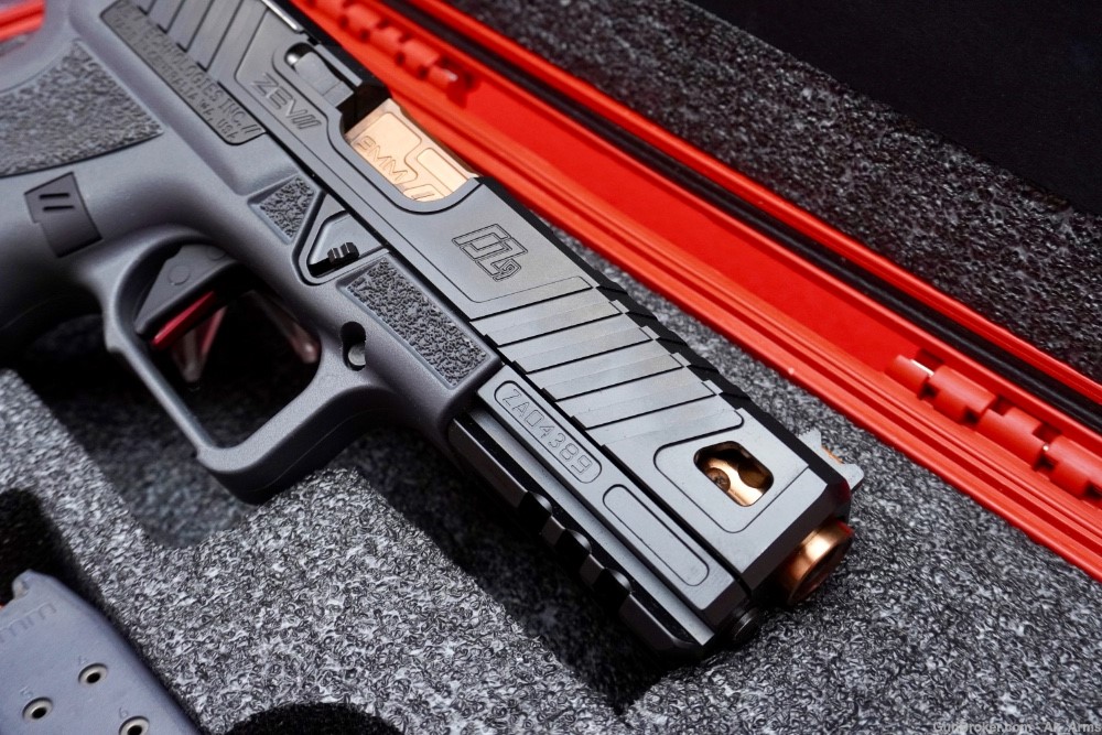 Desired Zev OZ9 Semi Auto Pistol 9mm In Hard Case w/All Accessories!-img-1