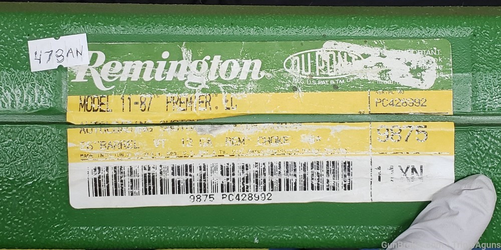 Remington 11-87 Premier factory green hard case used -img-6