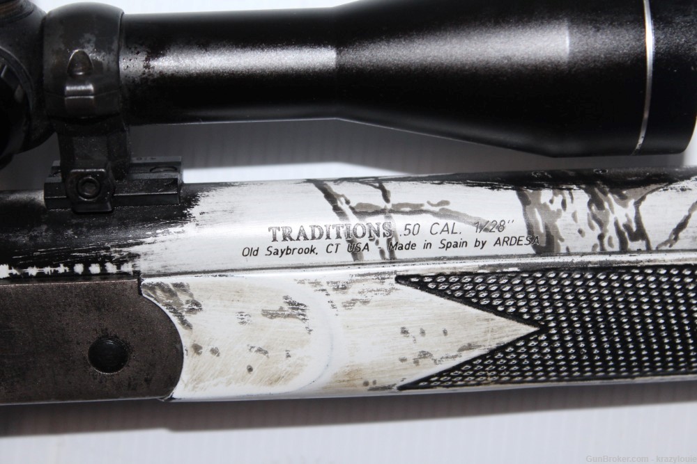 Traditions Pursuit LT .50 Cal Black Powder Break Open Rifle 26" w/ Scope   -img-28