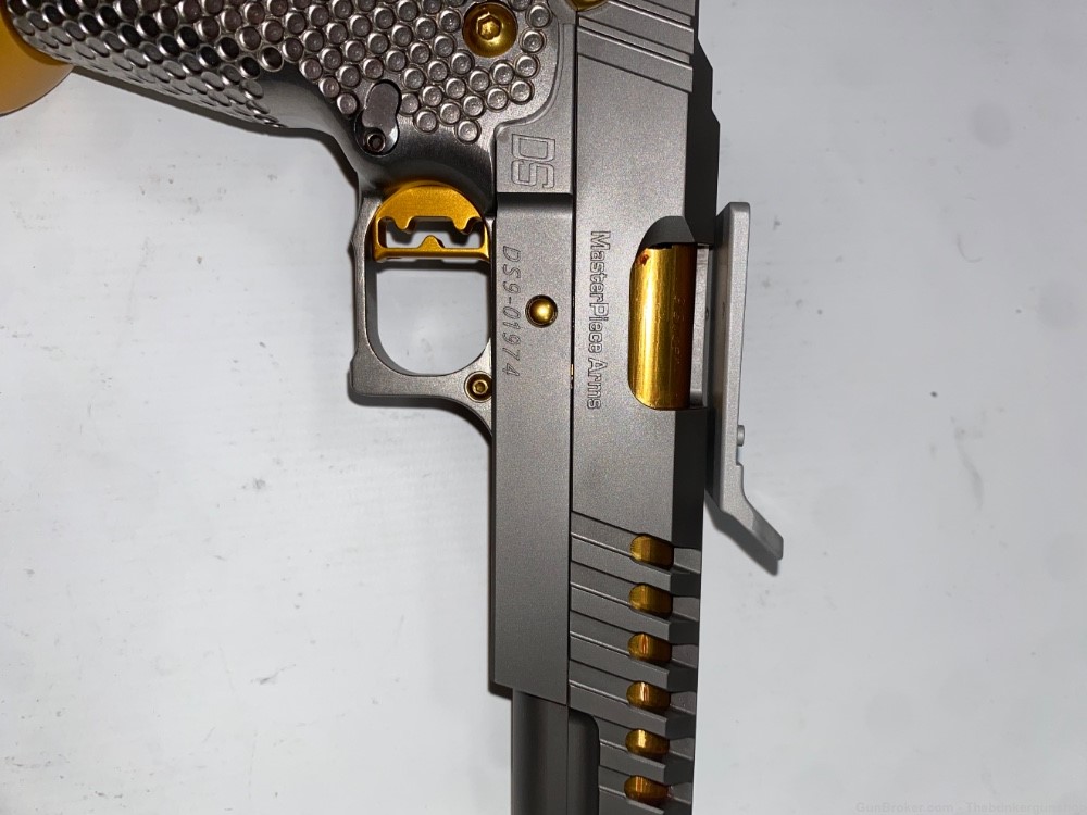 NEW! MASTERPIECE ARMS MODEL DS9 OPEN SILVER & GOLD 2011 COMP 9MM-img-10