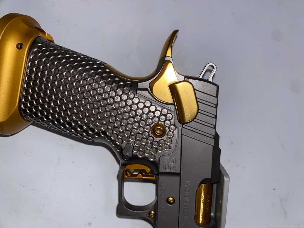 NEW! MASTERPIECE ARMS MODEL DS9 OPEN SILVER & GOLD 2011 COMP 9MM-img-9
