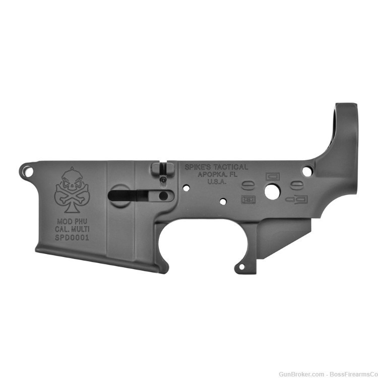 Spike's Tactical Pipe Hitters Union Spade 5.56 NATO Stripped Lower STLS029-img-0