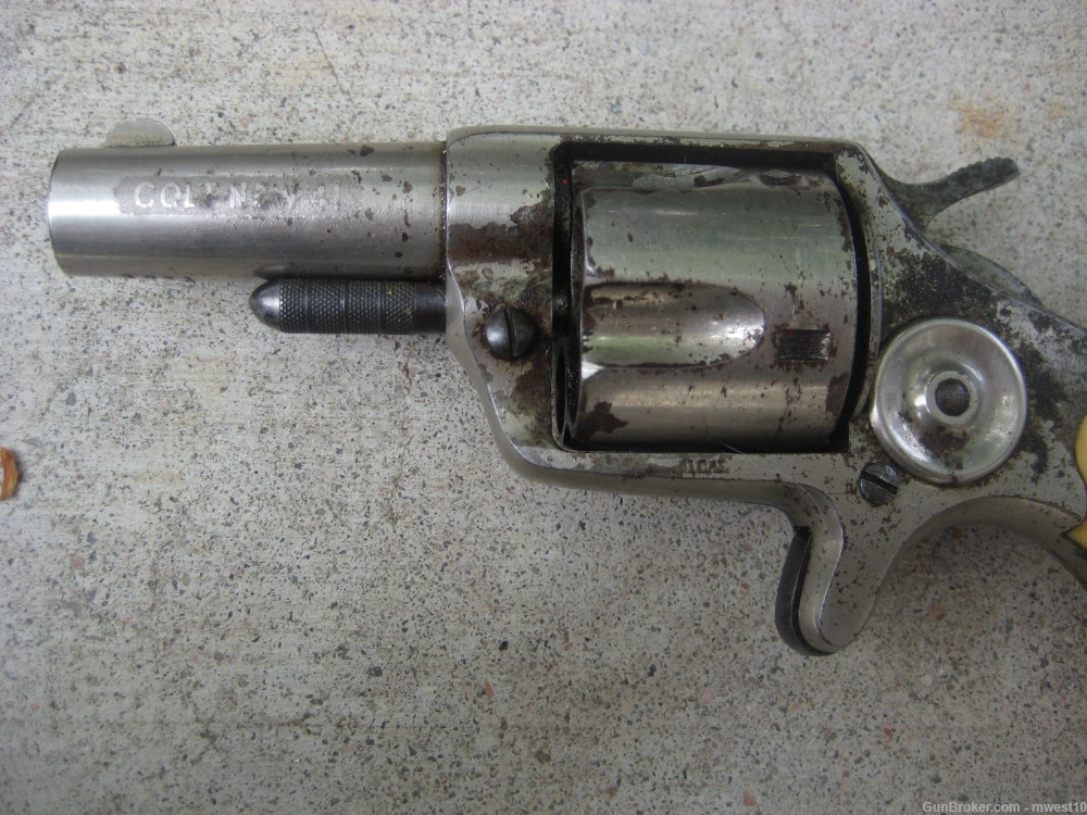 Colt .41 Rimfire Revolver Antique-img-4