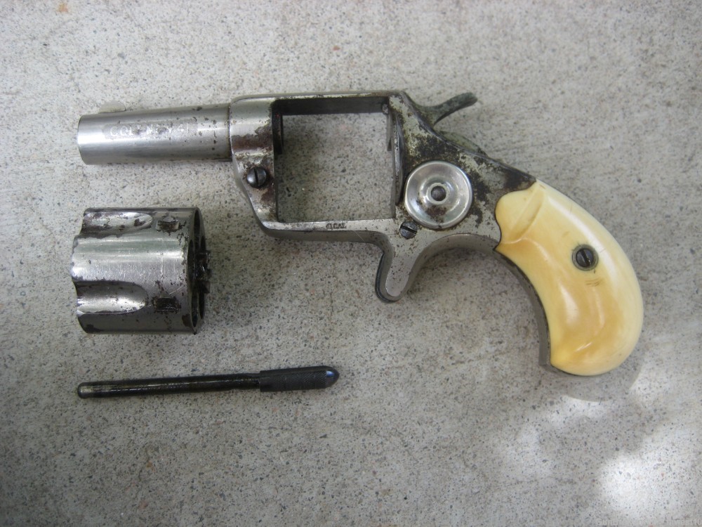 Colt .41 Rimfire Revolver Antique-img-11